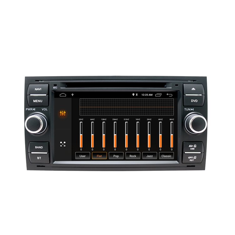 ZYCGOTEC Android 12 Car Radio DVD For Ford Focus 2 3 mk2 Mondeo 4 Kuga Fiesta Transit Multimedia GPS Navi