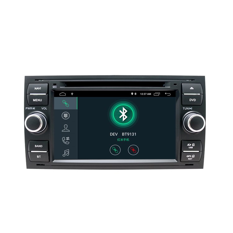 ZYCGOTEC Android 12 Car Radio DVD For Ford Focus 2 3 mk2 Mondeo 4 Kuga Fiesta Transit Multimedia GPS Navi