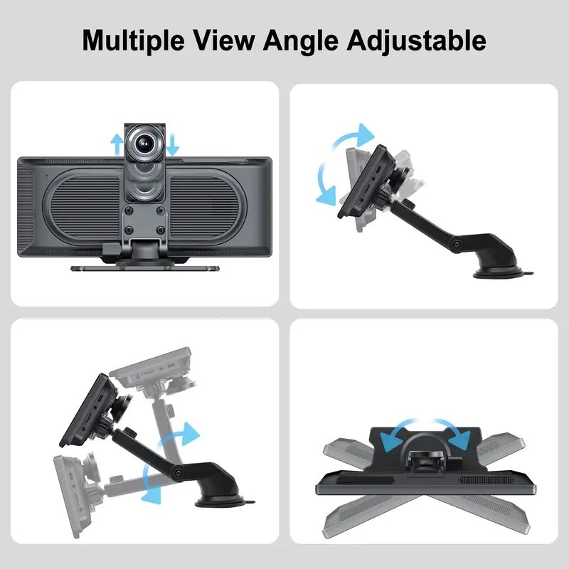 10.26 Inch Front 2K Full Touch Screen Wireless Android Auto Carplay Dashcam Car Navigation Car DVD Player Carplay Screen