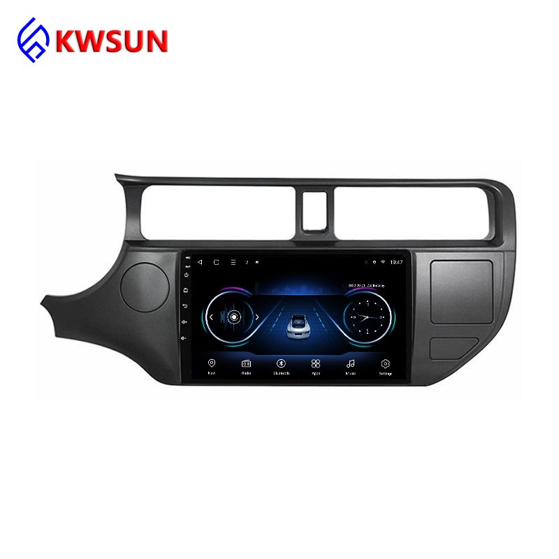 9 inch android 10 car dvd player For KIA rio 2012-2015 audio radio multimedia gps navigation