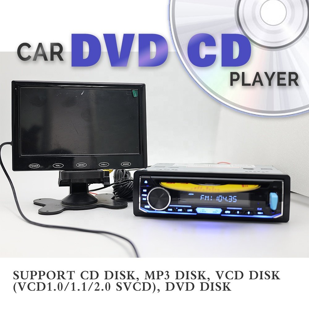 OEM For Truck Coach Bus Car DVD VCD CD MP3 MP4 Player Car Stereo with SD Card USB 1DIN car dvd player