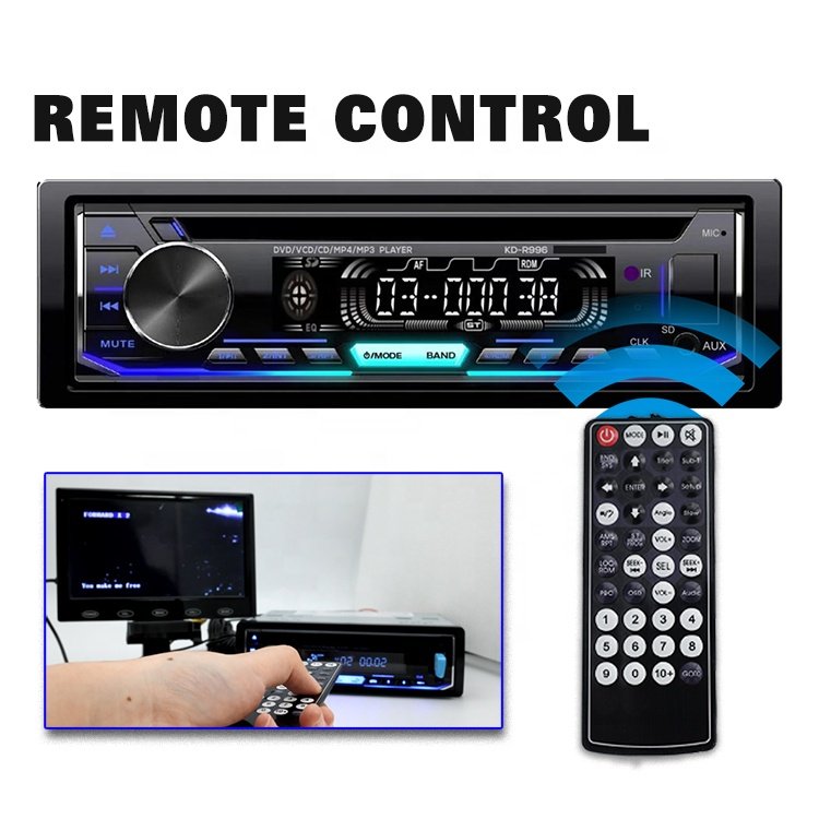 OEM For Truck Coach Bus Car DVD VCD CD MP3 MP4 Player Car Stereo with SD Card USB 1DIN car dvd player