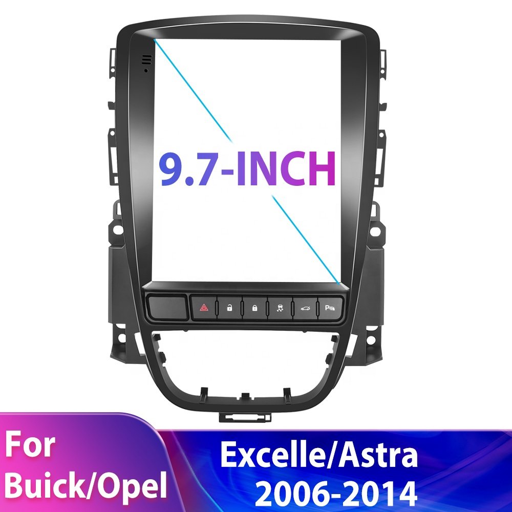 Podofo 9.7'' Car Radio Fascia Damage-free Special Kit Car DVD Player Accessories For Buick Excelle GT/Opel Astra 2006-2014