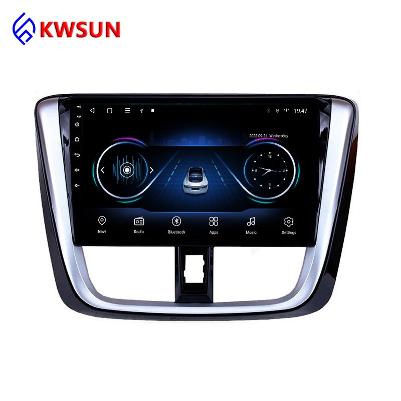 High Quality Android Head Unit Car Video Gps Navigation For Toyota Vios Yaris 2014 2015 2016 2017 Car Radio Stereo