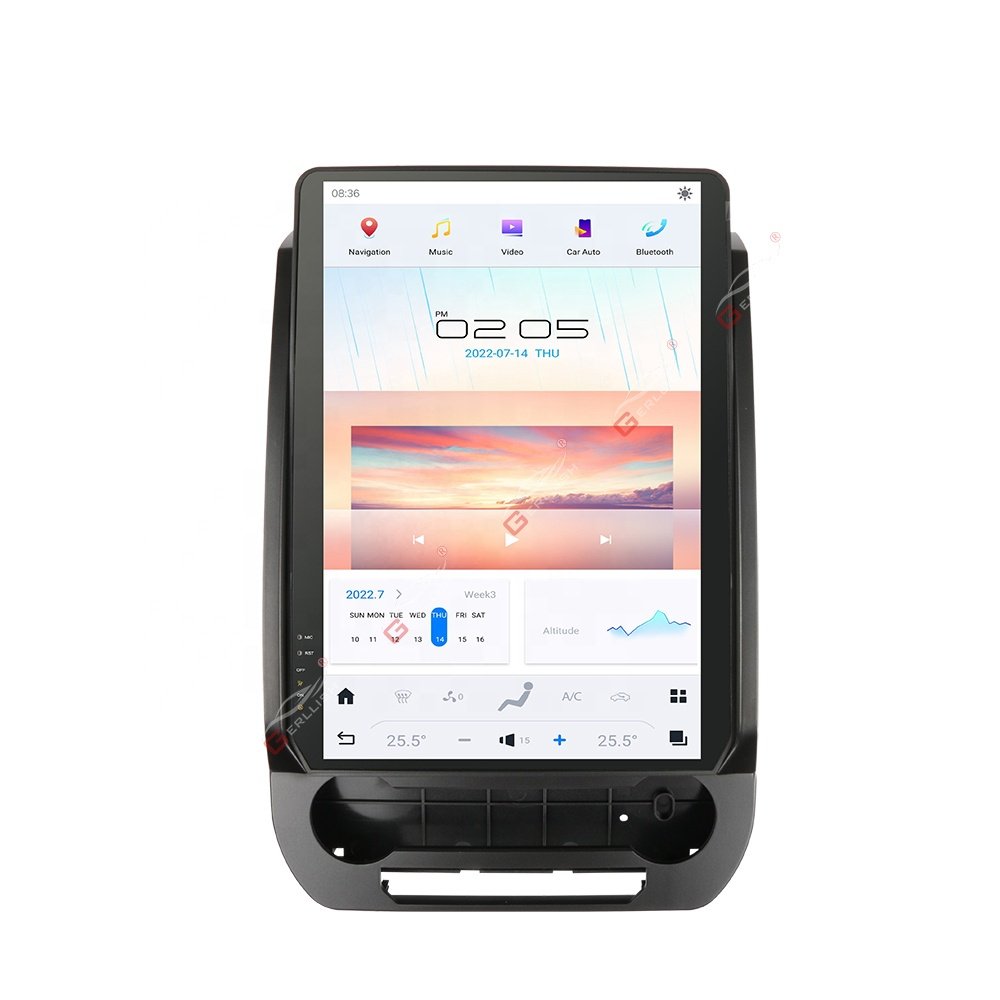 14.4 Inch Android For Ford F150 F250 2015-2021 Tesla Style Car GPS Navigation Multimedia Player Radio stereo Tape Headunit HD