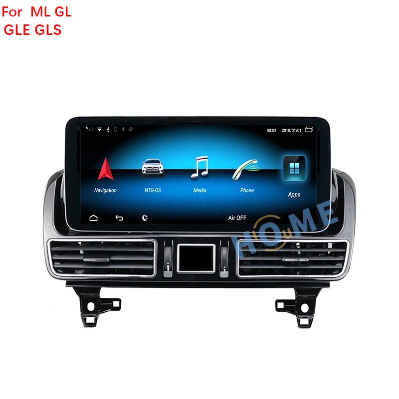 12.3" Android 12 8G+128G Car Radio Multimedia Player For Mercedes Benz GLS GLE ML W166 GL X166 Carplay GPS Navigator 2012 - 2018