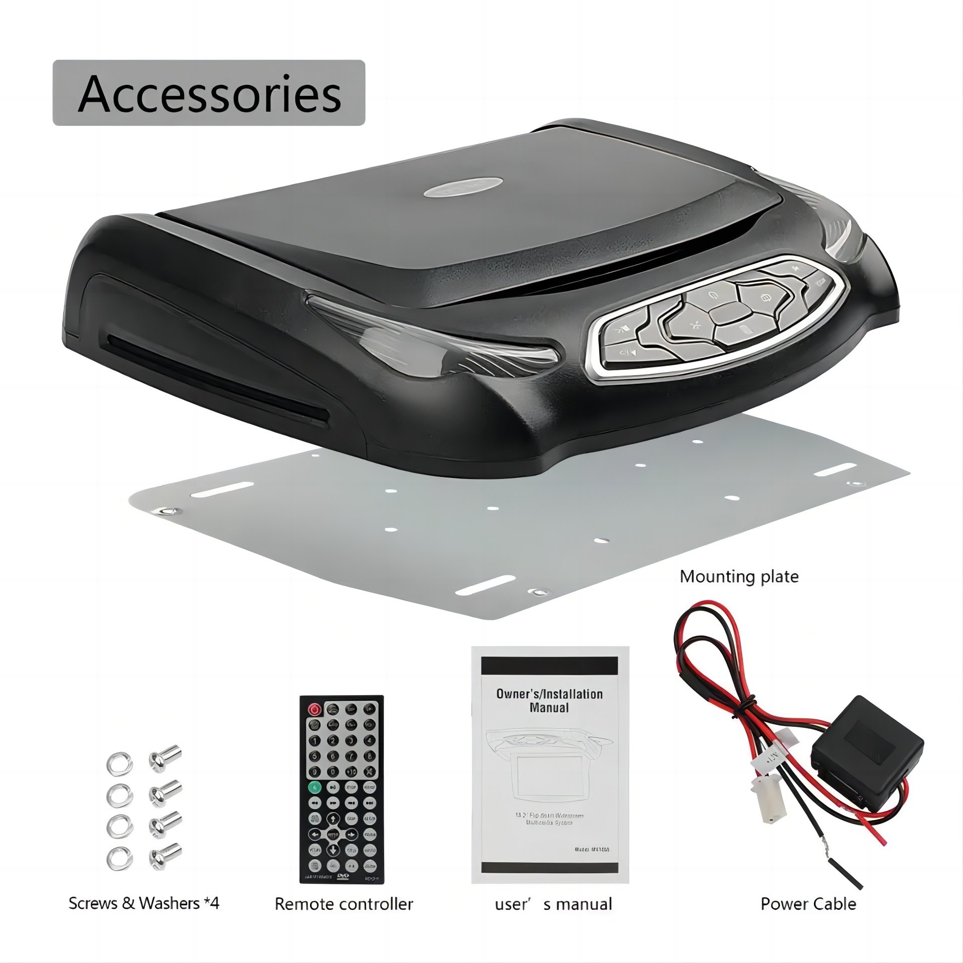 SD MP3 MP4 Video With Two Floodlight DVD Player Universal Multi-Functional Support CD Disk USB Car DvD Player