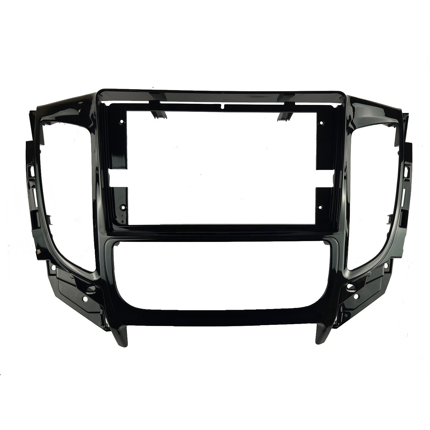 Radio Fascia Frame for MITSUBISHI Triton 2015-2018 9 INCH Stereo GPS DVD Player Install Panel Surround Trim Kit Adapter Cover