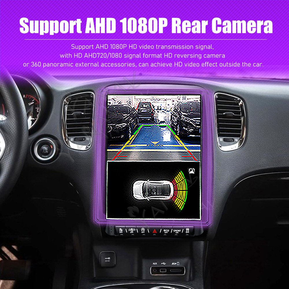 13.8 Inch Android 13 GPS Navigation Auto Stereo 4G LTE Wireless Carplay Multimedia Player Car Radio For Dodge Durango 2014-2016