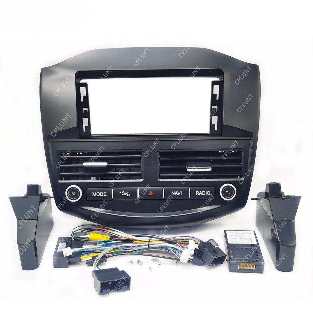Car DVD Player Frame For FORD FOCUS3 2012+ 12.3INCH MATTER BLACK Android radio Farme stereo