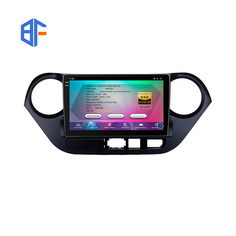 Android 10.0 Car Radio 2 Din 9 inch 4+64GB WIFI BT Car Stereo Head Unit for Hyundai I10 2014-2017 LHD 8 Core DVD Player