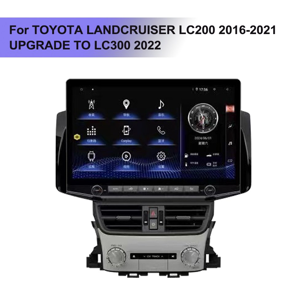 Krando New 32" car navigation android head unit for TOYOTA LANDCRUISER LC200 2016-2021UPGRADE TO LC300 2022 car dvd player GPS