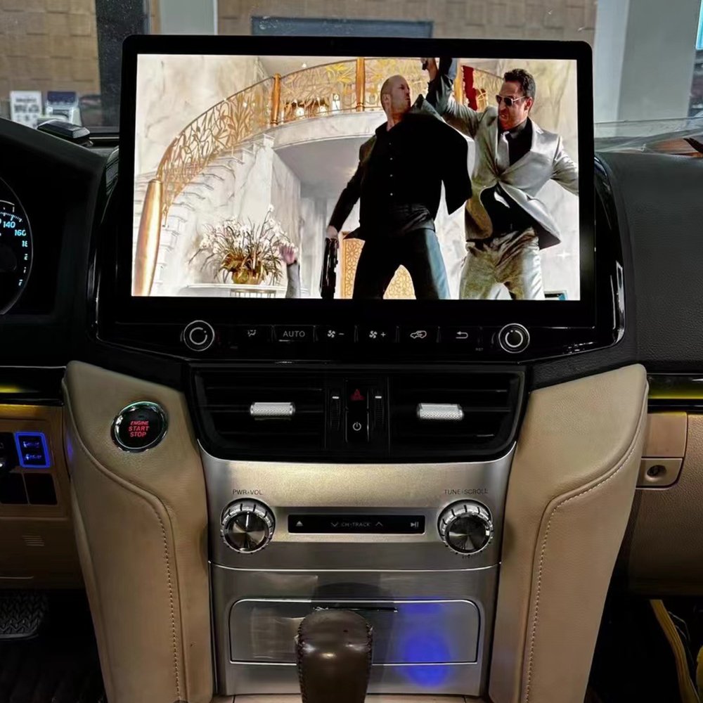 Krando New 32" car navigation android head unit for TOYOTA LANDCRUISER LC200 2016-2021UPGRADE TO LC300 2022 car dvd player GPS
