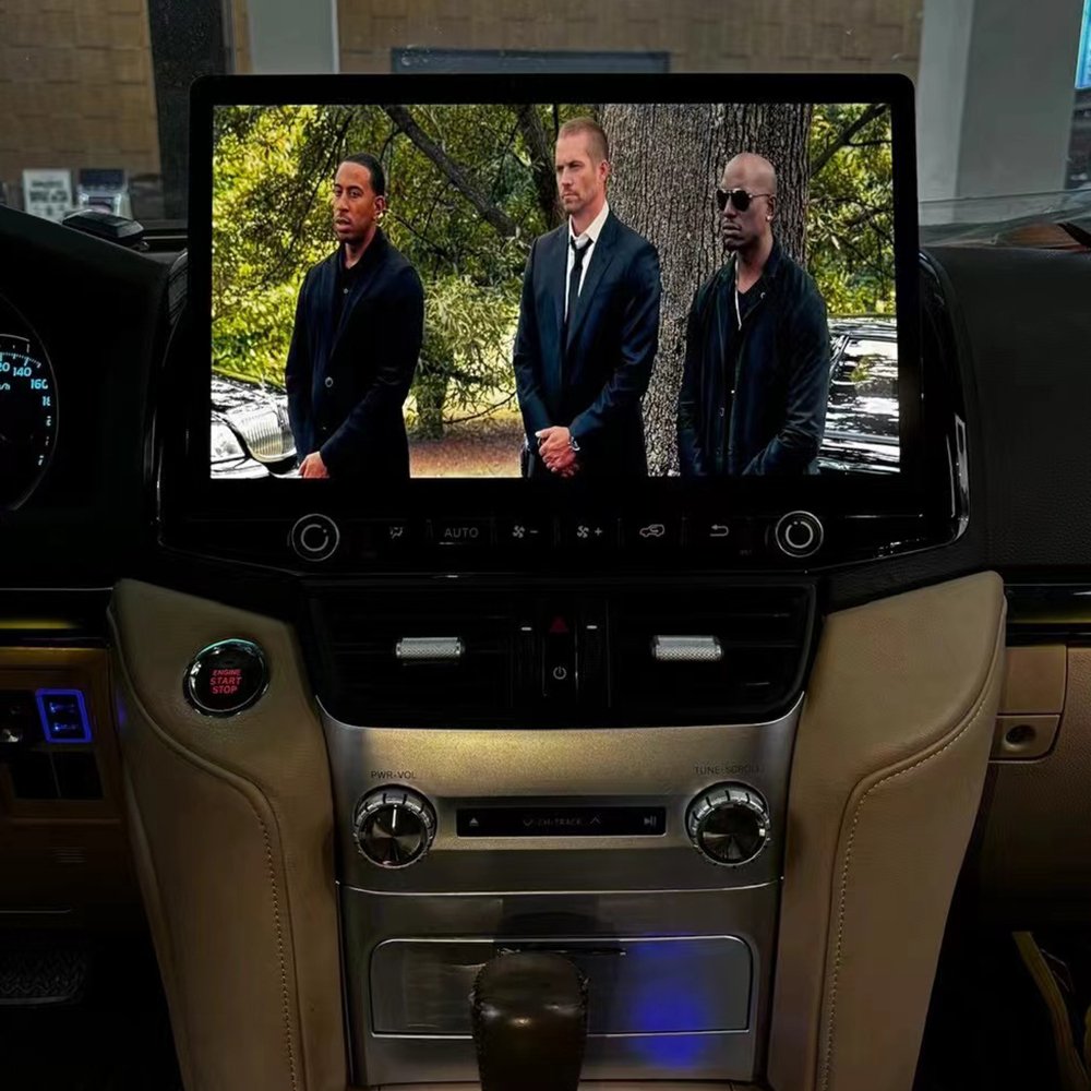 Krando New 32" car navigation android head unit for TOYOTA LANDCRUISER LC200 2016-2021UPGRADE TO LC300 2022 car dvd player GPS