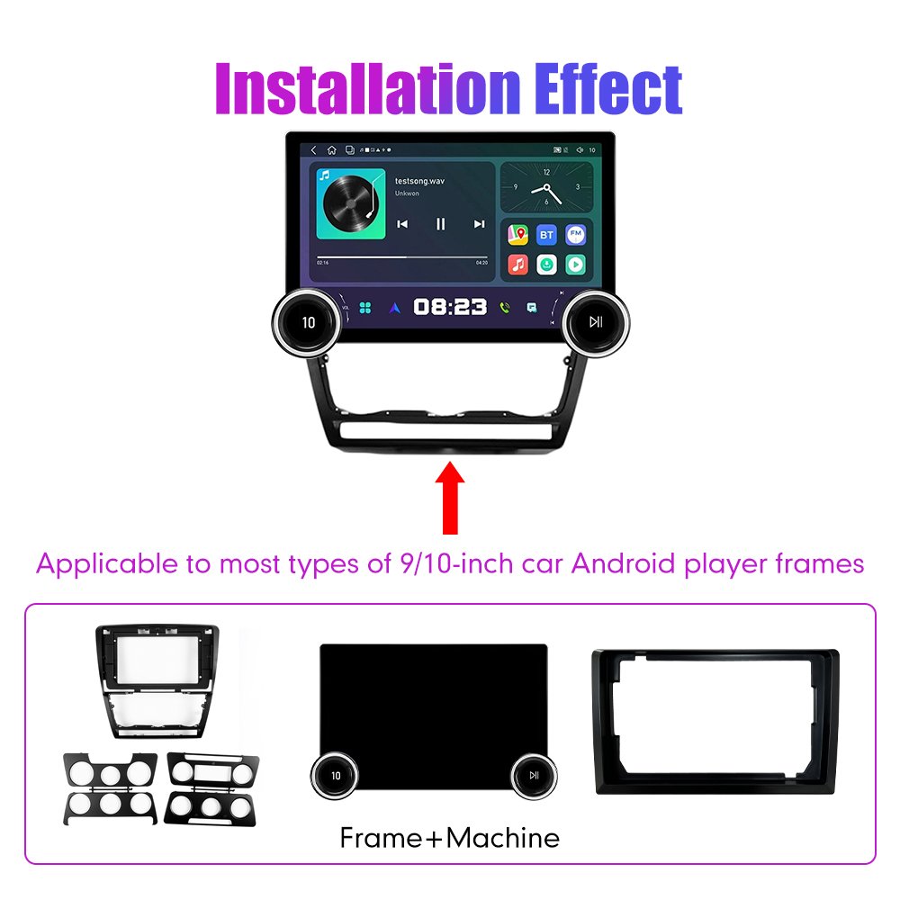 11.8Inch Car Radio For Skoda Octavia 2007-2013 MT/AT DIAMOND 2K QLED Screen 2Din Android Car Stereo Car DVD Player Carplay DSP