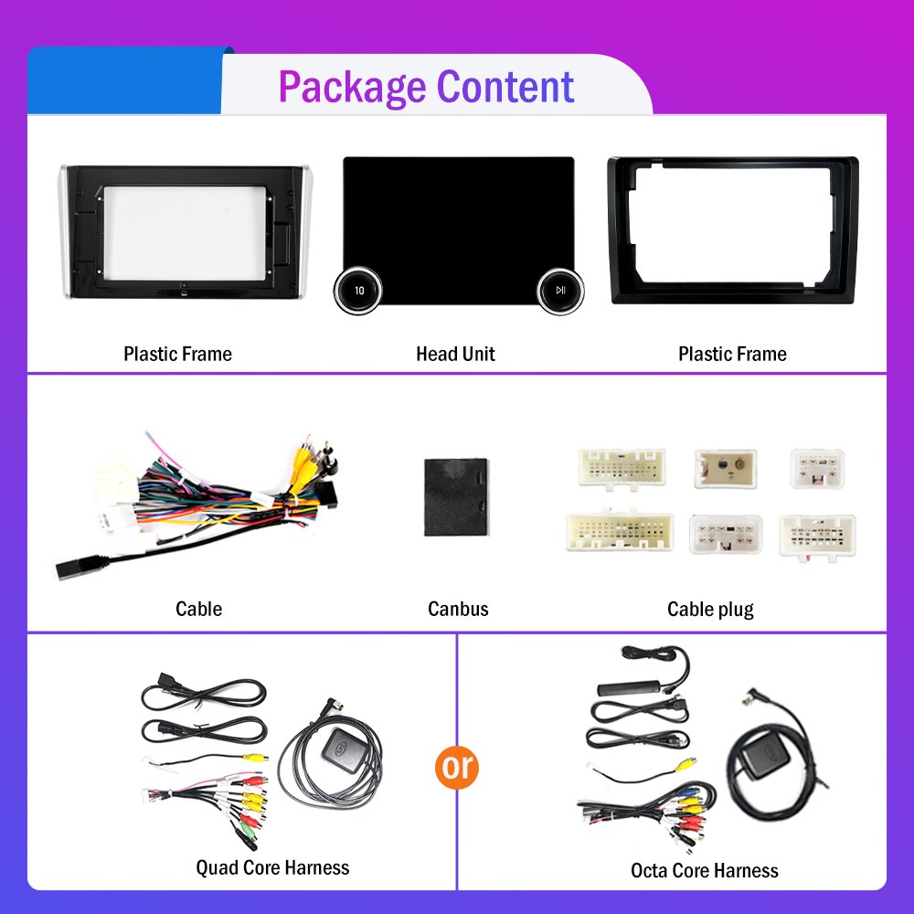 11.8Inch 2Din Android Car Radio For Toyota RAV4 2018 2019 2020 2K QLED Screen Car Stereo Car DVD Player Carplay Android Auto