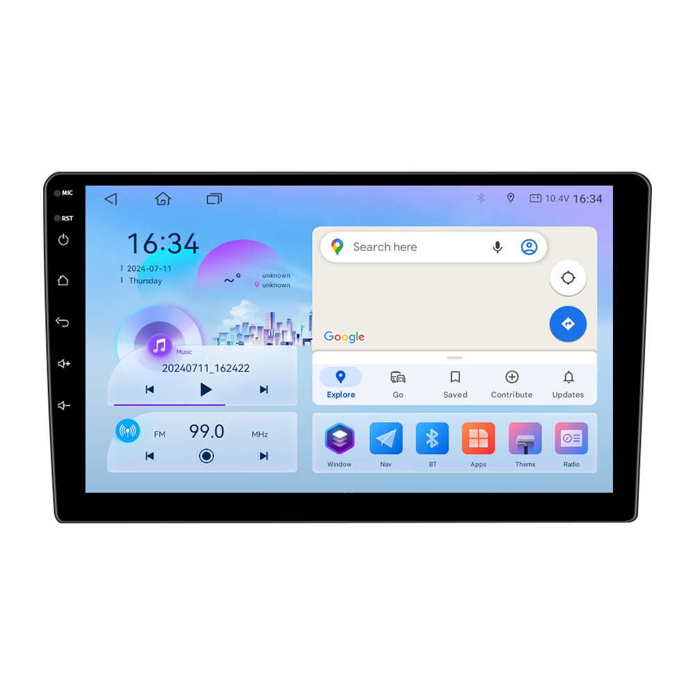 9/10 Inch Car Android13 Touch Screen GPS Stereo Radio gps Navigation System Audio Auto Electronics Video Car DVD Player