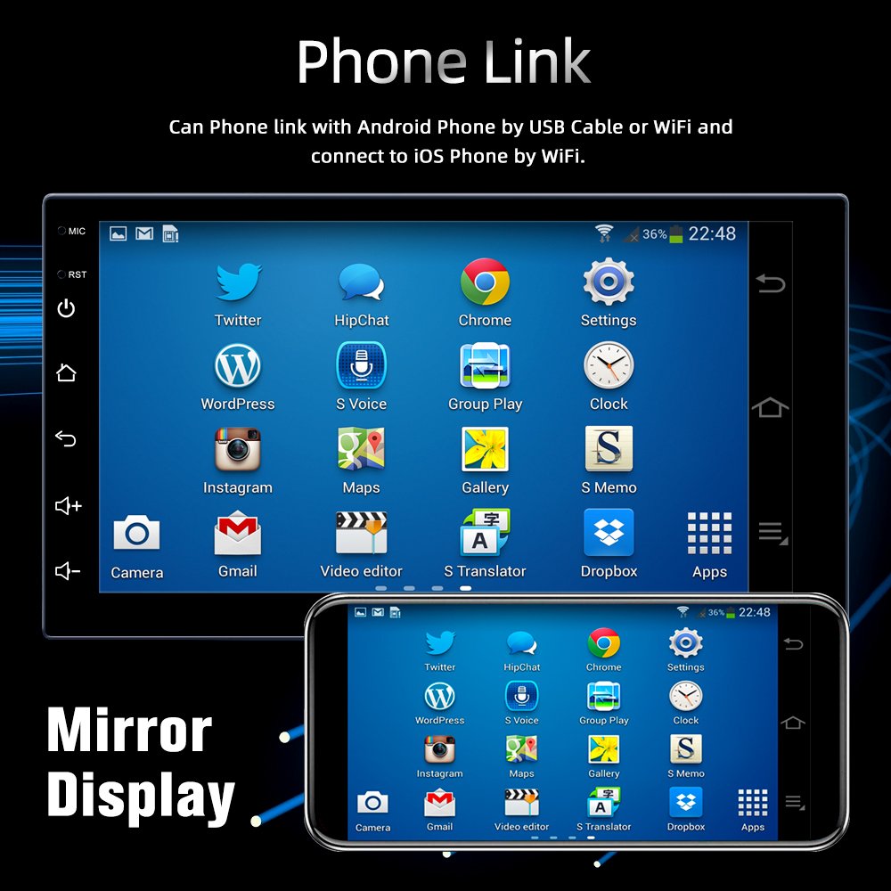 Universal 7 Inch 2 Din Android Car Radio Car Dvd Player Car Multimedia Player