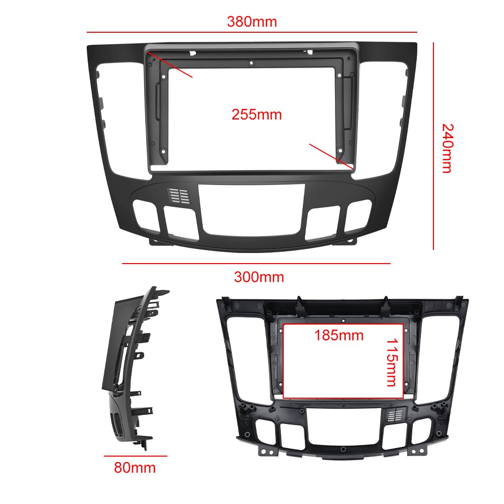 Podofo Android Radio Car Double Din 9'' Autoradio For Hyundai SONATA NFC 2009 Carplay Android Auto BT GPS WiFi Car Stereo