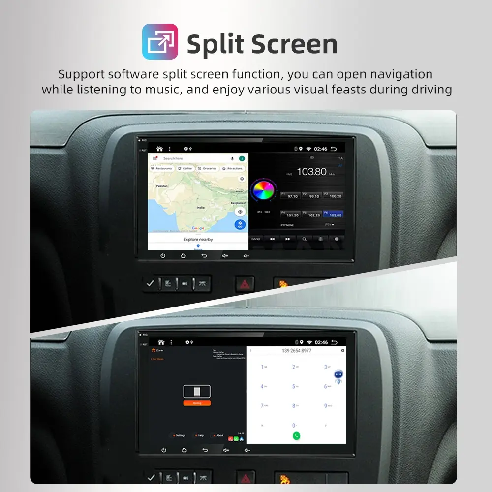Hot Sale 8 inch Head Unit Ram 2GB Rom 32GB For GMC Chevrolet Mirror Link GPS Navigation Multimedia 2 Din Car DVD Player Radios