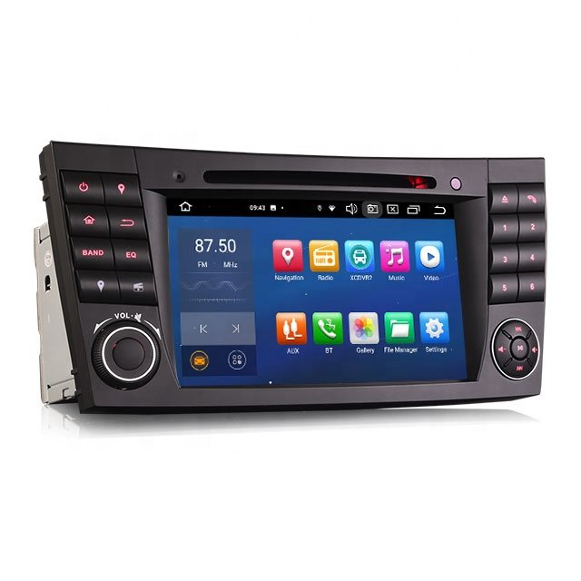 Erisin ES8580E 7 inch BT5.1 IPS Android 12.0 wireless CarPlay 4G Car Radio for Benz E-Class W211 G Class W463 CLS Car Stereo