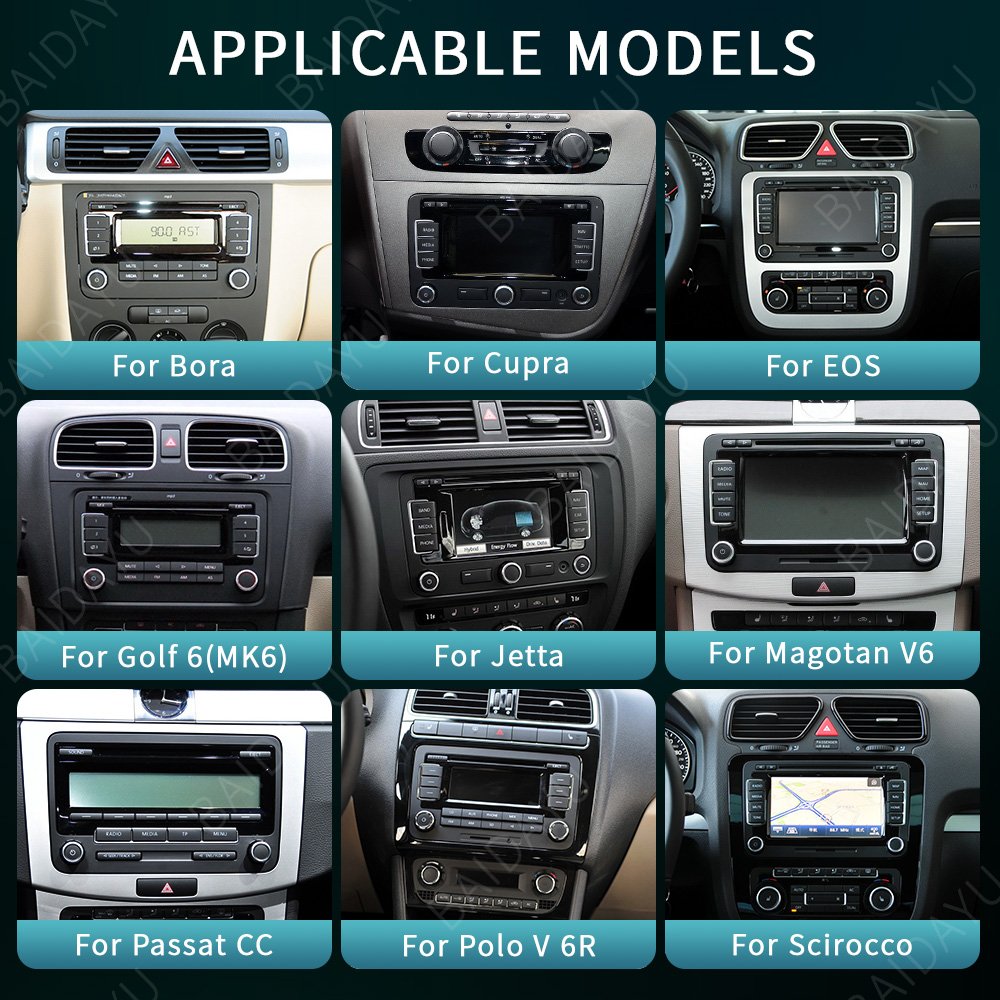 9" inch Touch Screen Stereo Car Radio Audio Multimedia Car DVD Player For Volkswagen VW with Canbus GPS 360 Reversing Camera