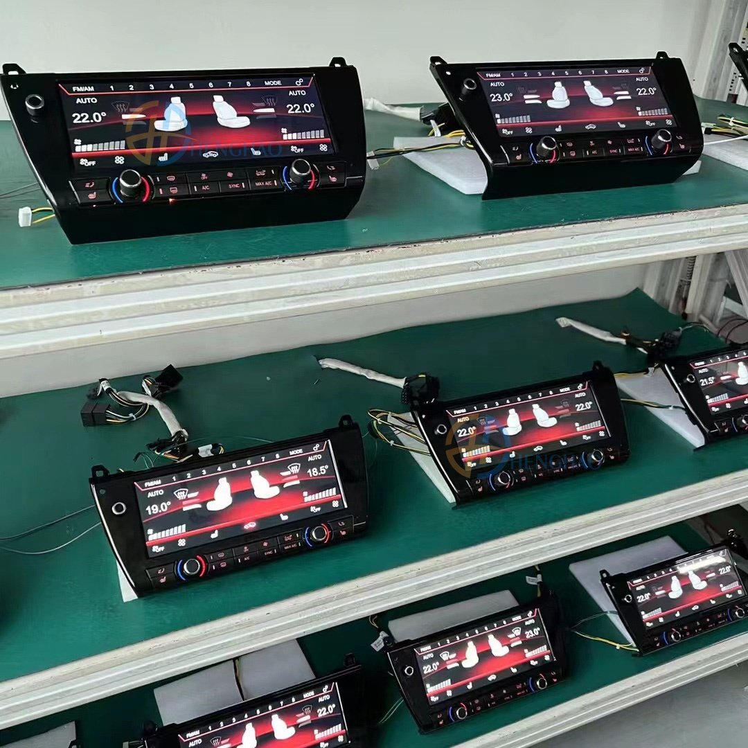 Car DVD Player AC Air Condition Control LCD Screen Panel For BMW 5 series F10 Air Conditioner Control AC Touch Screen