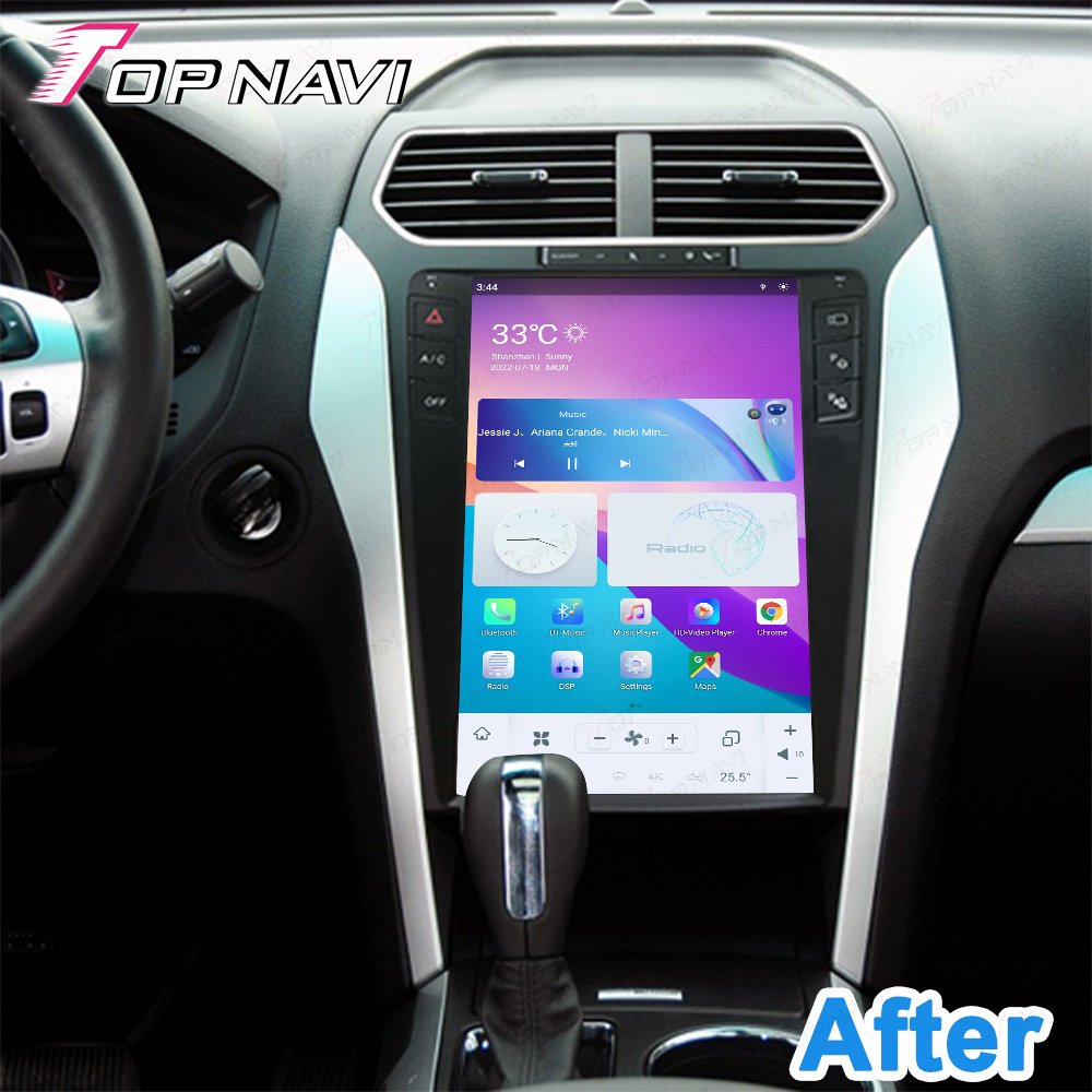 car video GPS android stereo multimedia player For Ford Explore 2011 2012 2013 2014 2015 2016 4+64 GB touch vertical screen