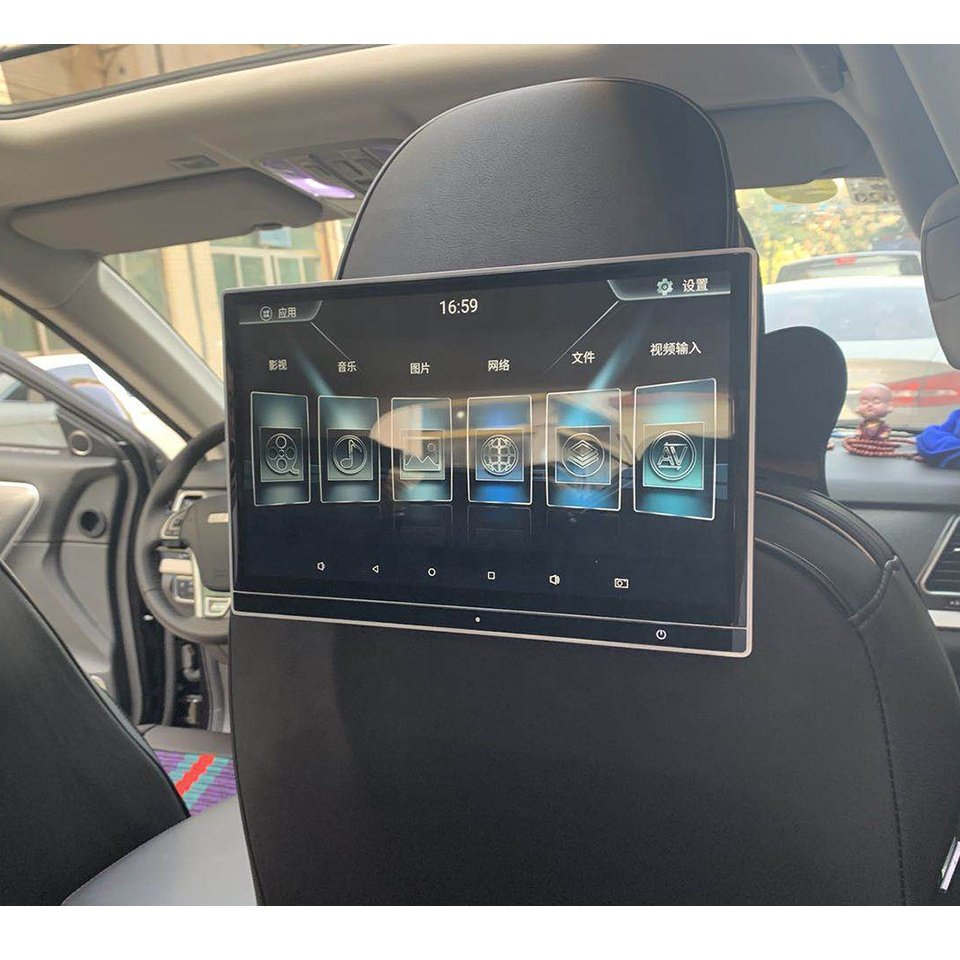 2024 New 12.5 Inch 4K Tablet Headrest Car Monitor TV Displayer For BMW M2 M3 M4 M5 M6 M8 X5 X6 X3 X7 X8 Rear Seats Video Screen
