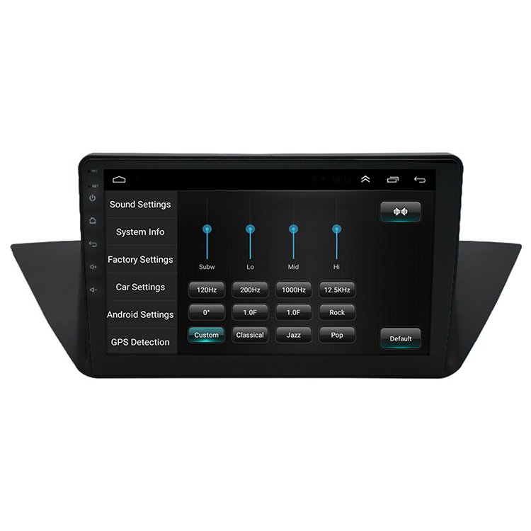 9 Inch 4 Core Autoradio Android Multimedia Stereo Player Gps Navigation For Bmw X1 E84 2009 - 2012 With Frame Accessoires