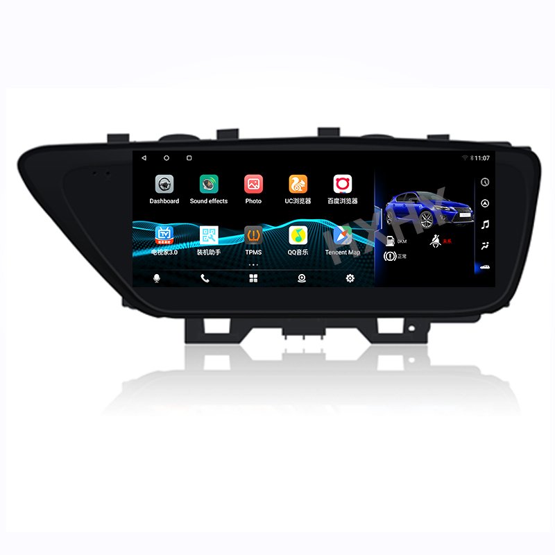 HXHY Qualcomm 10.25 Inch Android 13 Car Multimedia Player For Lexus ES ES200 ES300H ES250 ES350 Stereo Video GPS Navigation