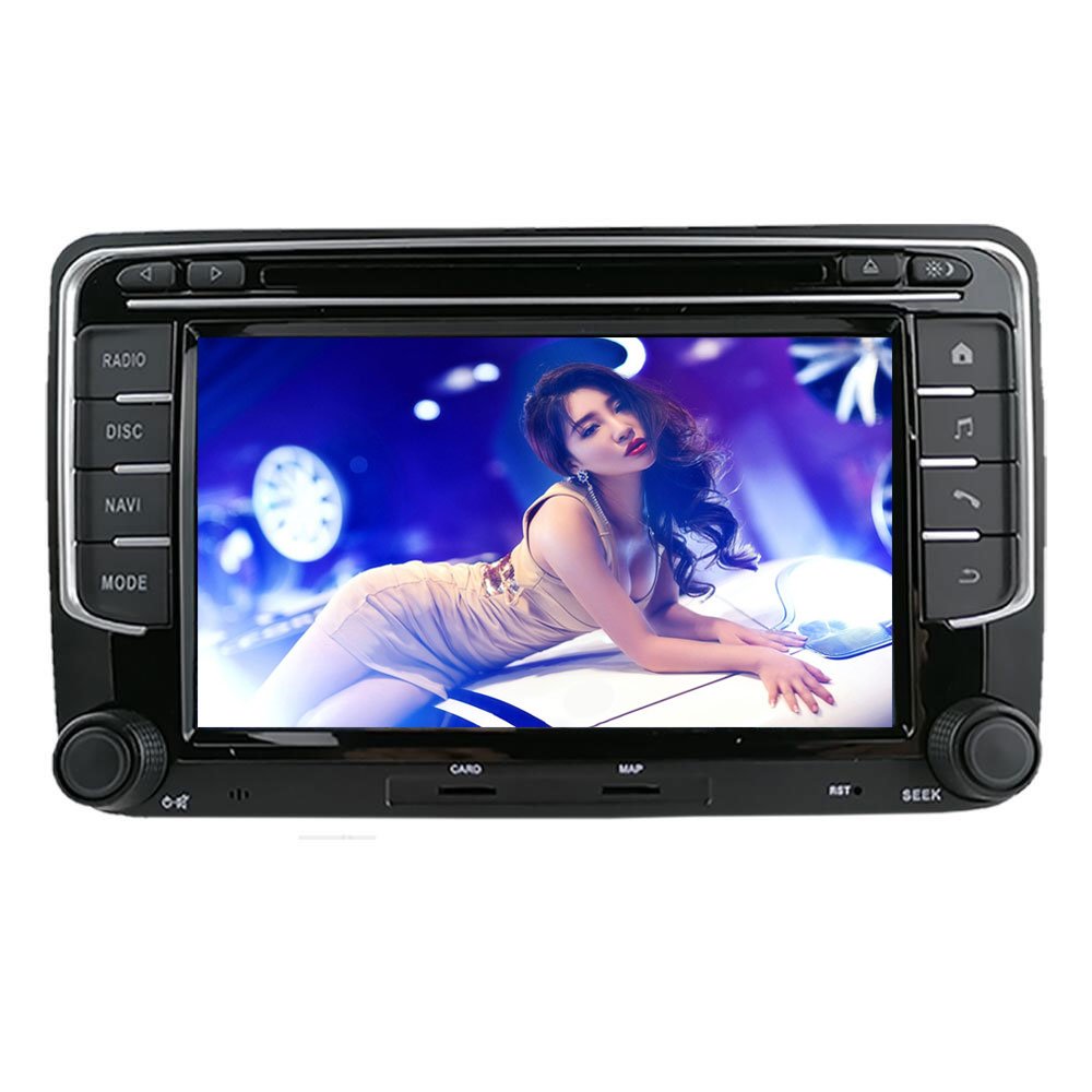 7 Inch Touch Screen Gps Navigation System 2 Din Android Stereo Car Dvd Player Radio For Vw Polo Golf Passat
