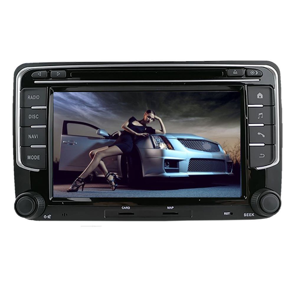 7 Inch Touch Screen Gps Navigation System 2 Din Android Stereo Car Dvd Player Radio For Vw Polo Golf Passat