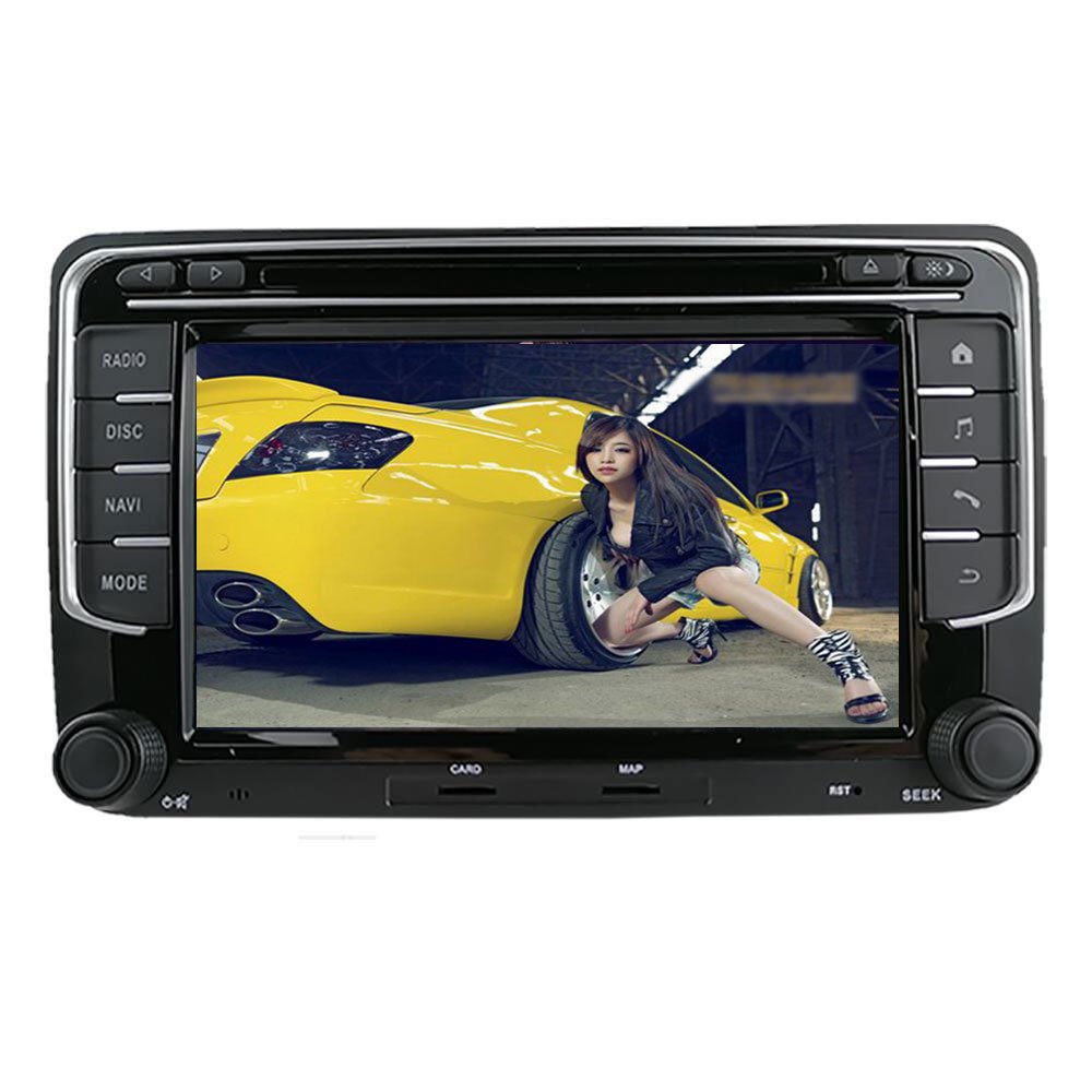7 Inch Touch Screen Gps Navigation System 2 Din Android Stereo Car Dvd Player Radio For Vw Polo Golf Passat