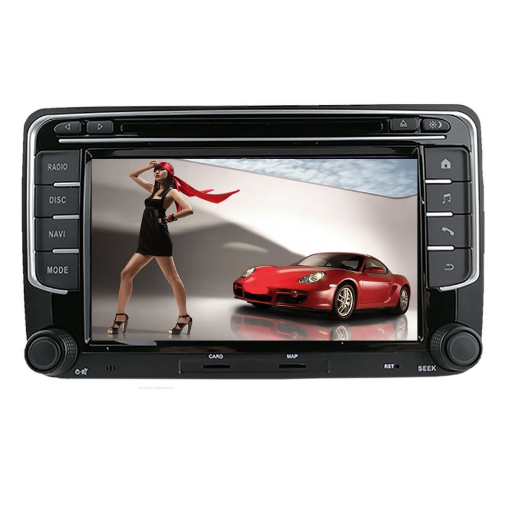 7 Inch Touch Screen Gps Navigation System 2 Din Android Stereo Car Dvd Player Radio For Vw Polo Golf Passat
