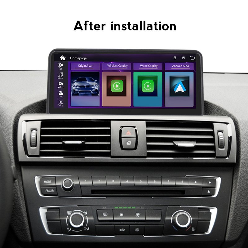 10.25" Wireless Apple Car Play Android Auto Head Unit For BMW 1 Series F20/F21 2013-2017 BMW 3/4 Series F30 NBT GPS stereo