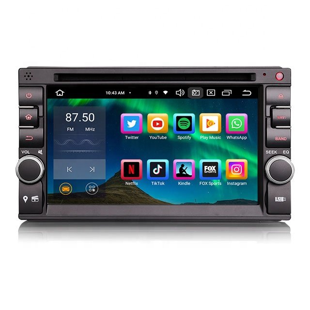 Erisin ES8536U universal 6.2 inch Android 12.0 IPS wireless CarPlay 4G BT5.0 DSP SIM Slot car dvd player