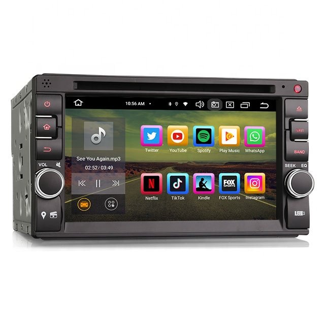 Erisin ES8536U universal 6.2 inch Android 12.0 IPS wireless CarPlay 4G BT5.0 DSP SIM Slot car dvd player