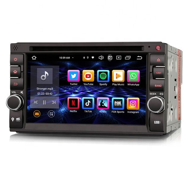 Erisin ES8536U universal 6.2 inch Android 12.0 IPS wireless CarPlay 4G BT5.0 DSP SIM Slot car dvd player