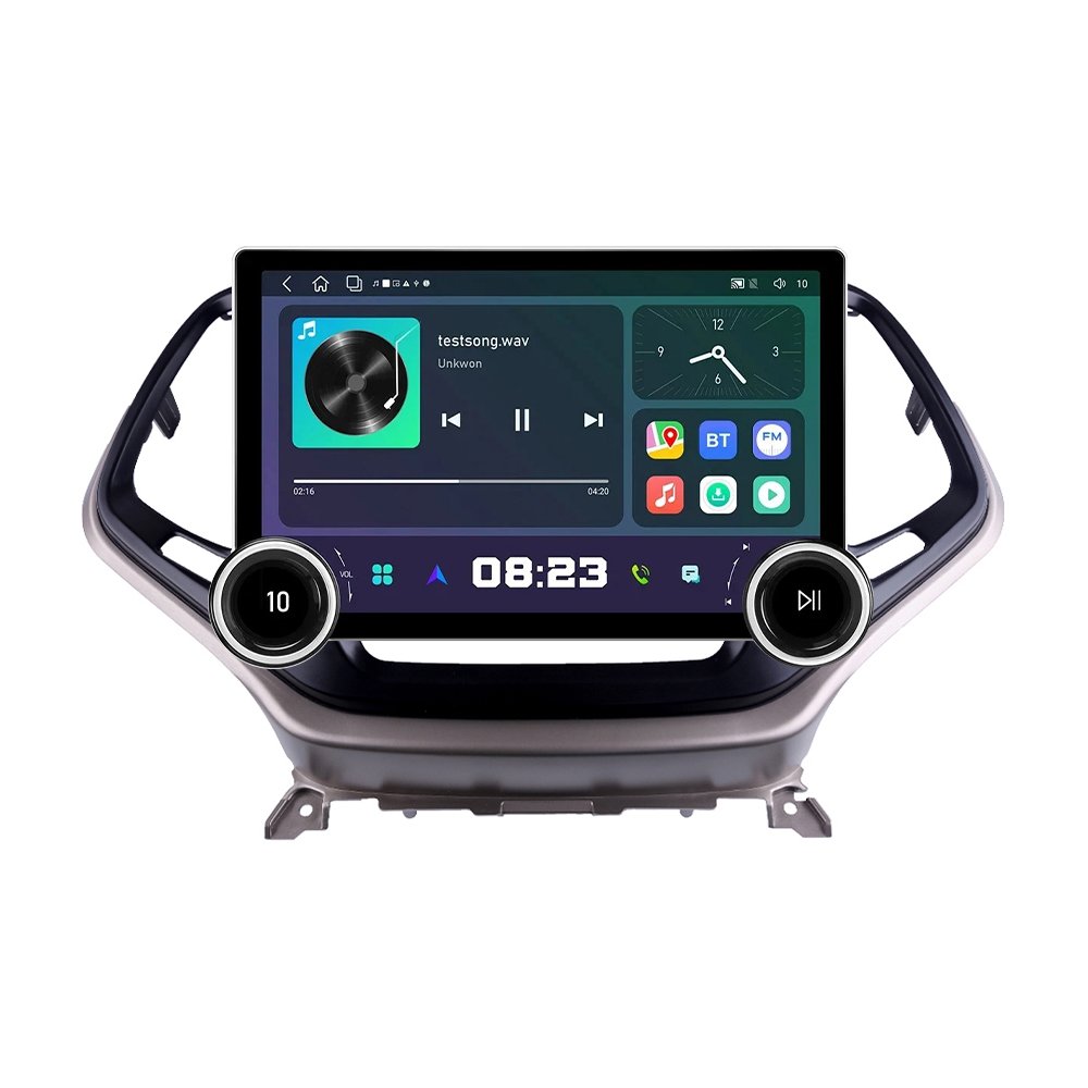 11.8Inch Car Radio For Jeep Cherokee 2015-2019 DIAMOND 2K QLED Screen 2Din Android Car Stereo Car DVD Player Carplay DSP