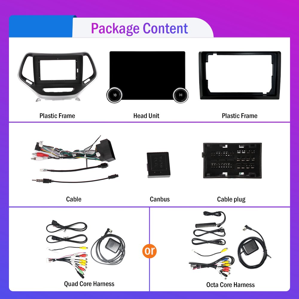 11.8Inch Car Radio For Jeep Cherokee 2015-2019 DIAMOND 2K QLED Screen 2Din Android Car Stereo Car DVD Player Carplay DSP