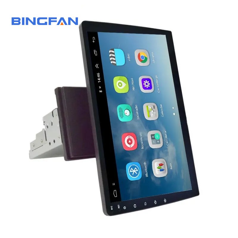 10.1'' Single Din Android 8.1 Car DVD Player 1+16GB with Adjustable Screen