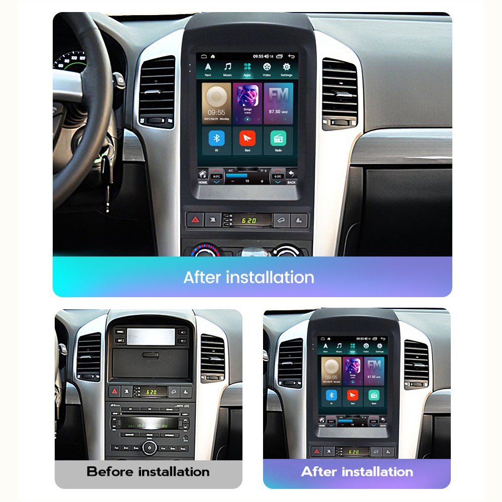 Android 9.7" Car Radio Multimedia Player for Chevrolet Captiva 2006-2012 GPS Navigation WiFi Carplay Car Stereo DVD Video Player