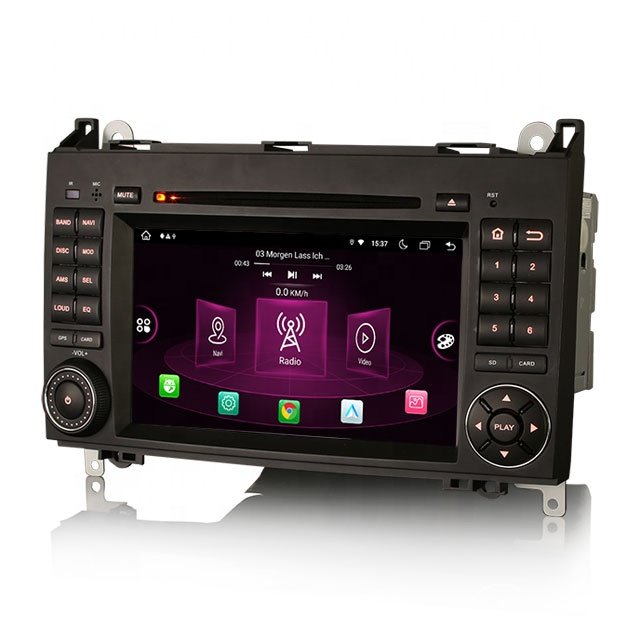 Erisin ES8972B 7 inch Android 12.0 IPS wireless CarPlay 4G BT5.1 DSP dvd car player for Mercedes-Benz A B Class Sprinter Viano