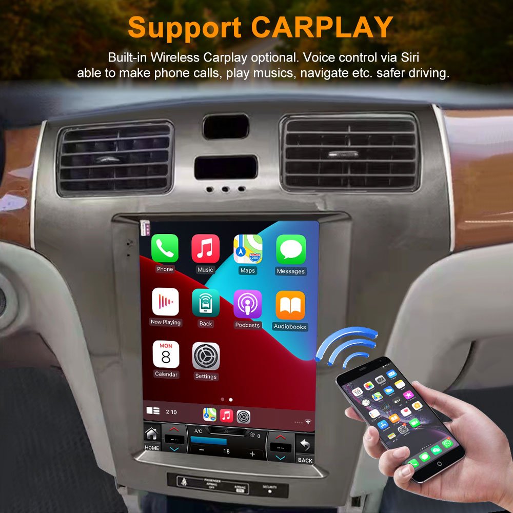 10.4 inch Tesla Style Navigation Android Car DVD Player Stereo For Lexus ES300 2001 2002 2003 2004 2005 GPS Car Radio Player