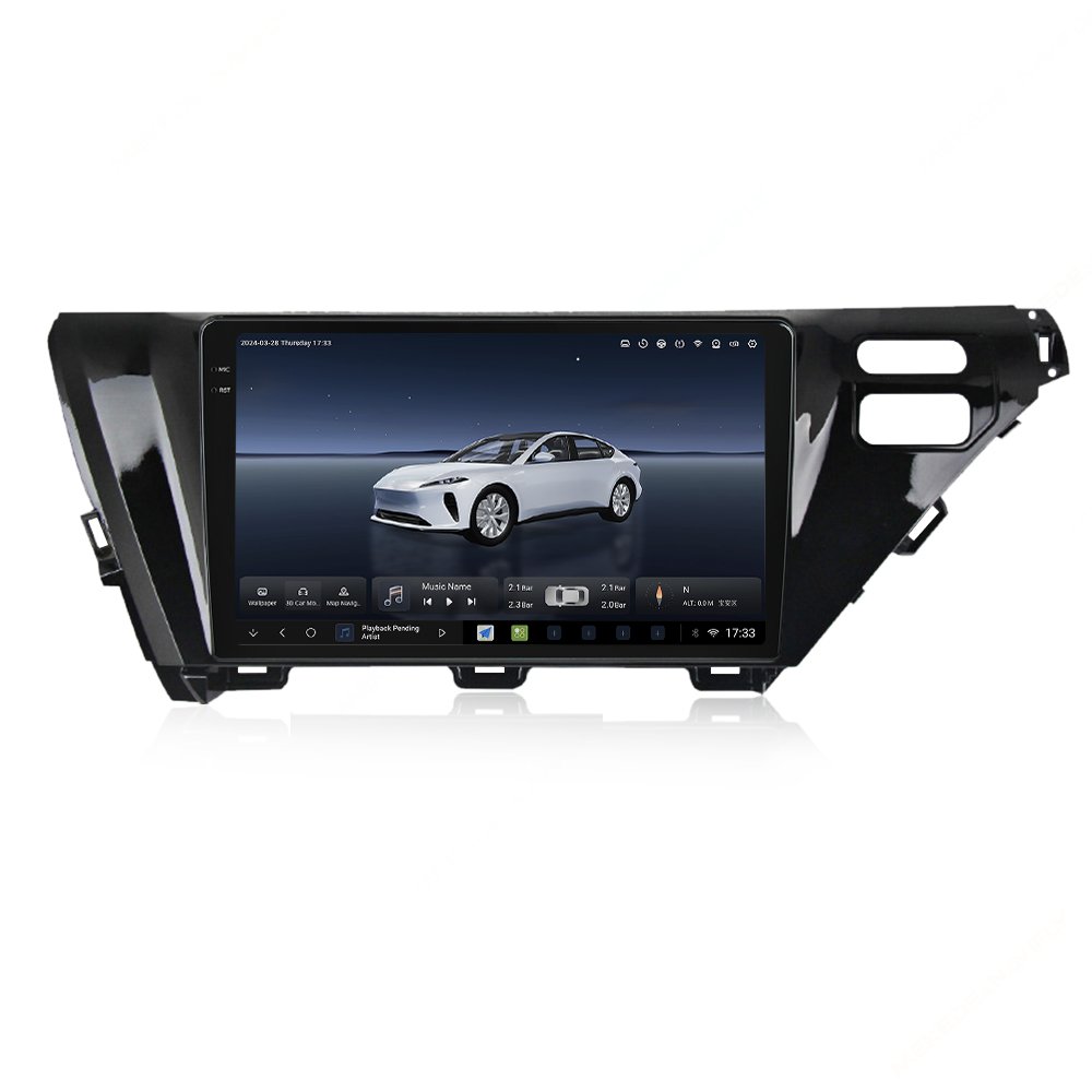 DUDUAUTO Head Unit Car Radio Multimedia Player Navigation GPS Car-Play For Toyota Camry 8 XV 70 2017 2018 2019 2020