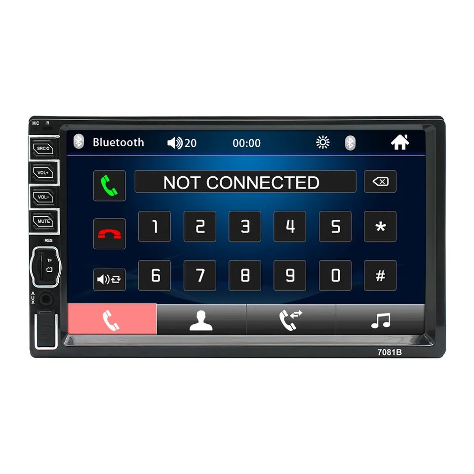 Universal 1Din 7 Inch Car Radio MP5 Multimedia Player Auto Radio Car Stereo Headunit With BT Remote Control Car Mp5 Dvd Player