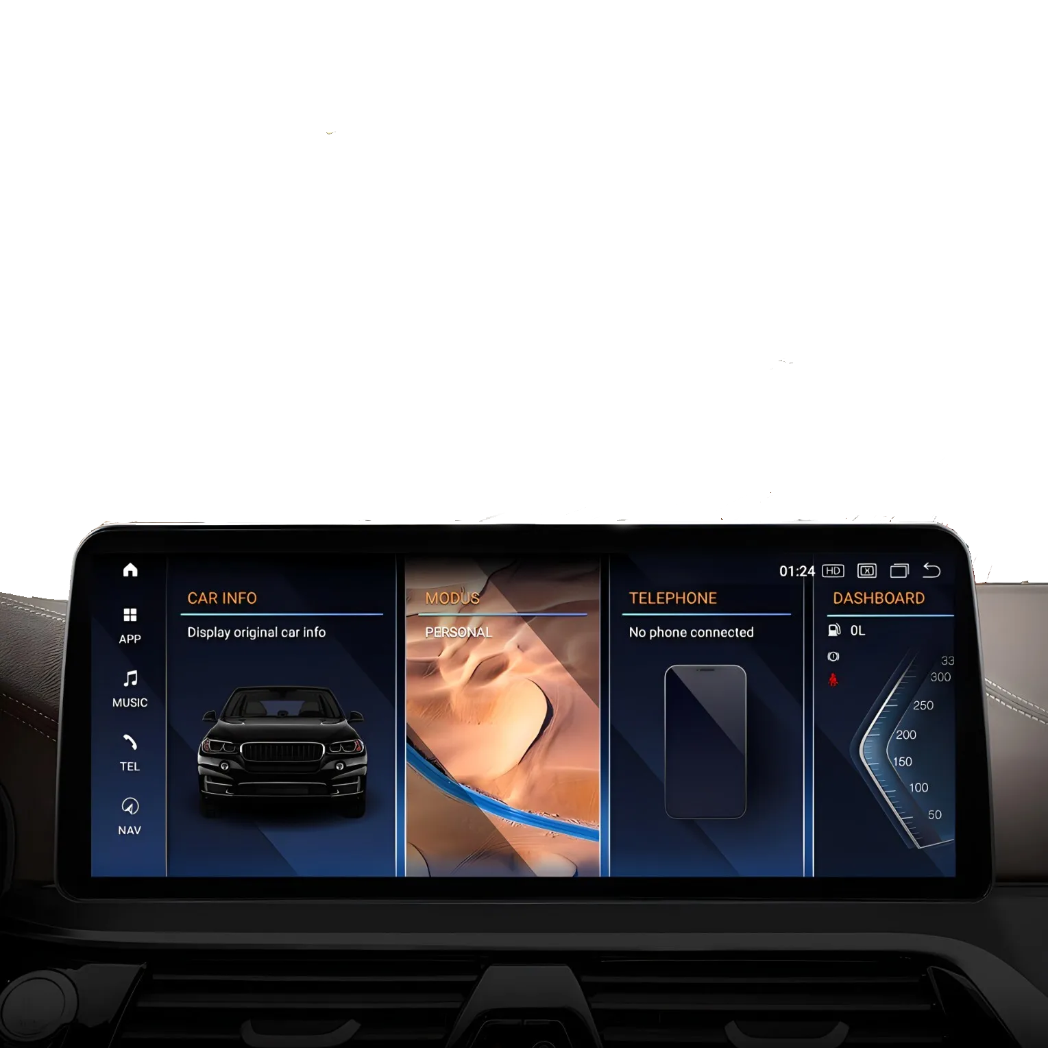 12.3-inch android 13 8gb+128gb IPS touch screen headunit and carplay car dvd player For BMW X3 G01 2018 EVO system