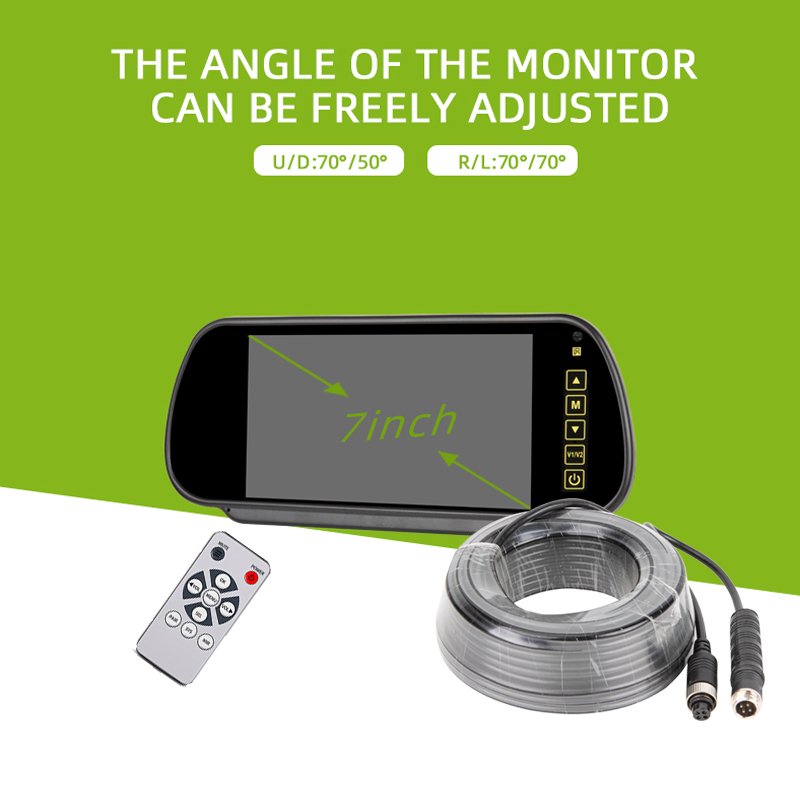 7" Inch Car Monitor Reverse Camera AHD Monitor For Cars With Display