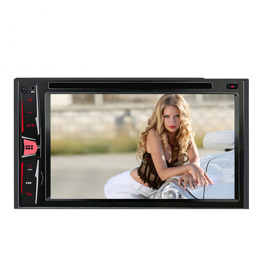 6.2inch hd touch screen 2 din in dash auto radio car dvd cd multimedia player